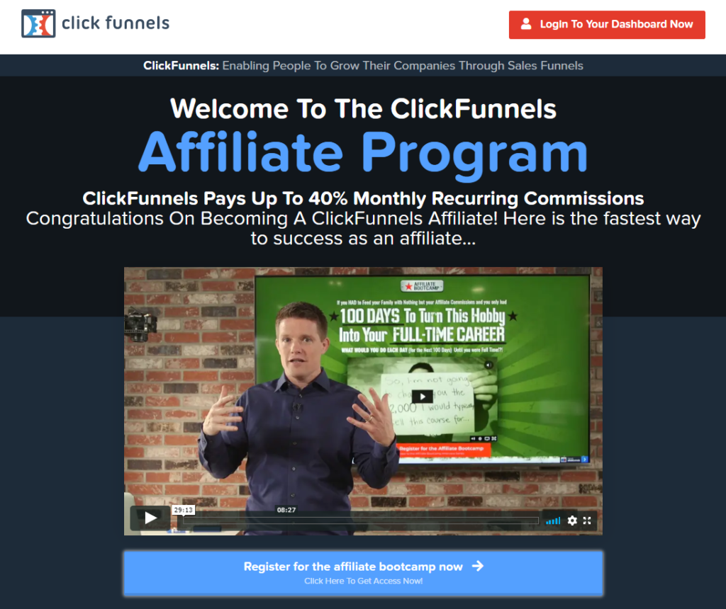 make money clickfunnels affiliate
