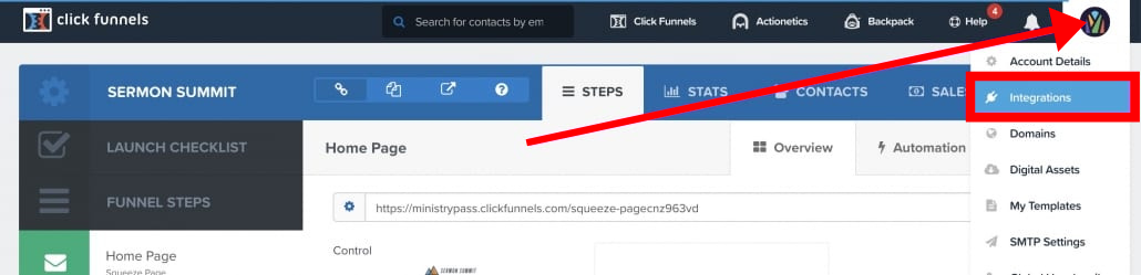 how to integrate clickfunnels with gotowebinar
